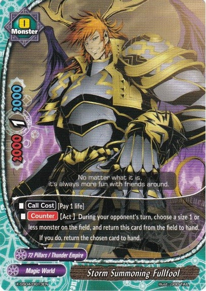 Storm Summoning Fullfool (40013) [XSS04] - Future Card BuddyFight Single