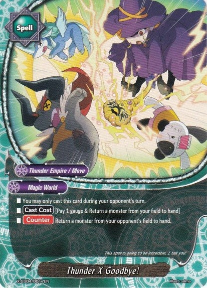 Thunder X Goodbye! (40017) [XSS04] - Future Card BuddyFight Single
