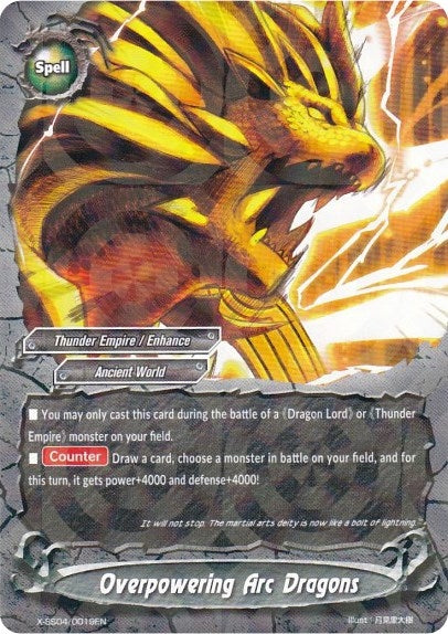 Overpowering Arc Dragons (R Foil) (40019) [XSS04] - Future Card BuddyFight Single