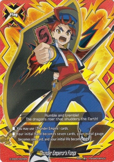 Thunder Emperor’s Fangs (40025) [XSS04] - Future Card BuddyFight Single