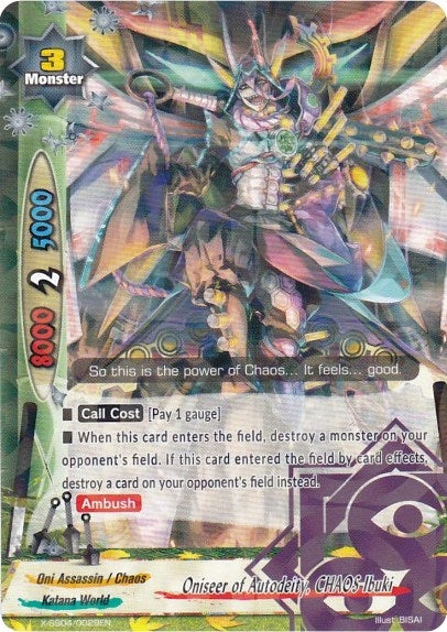 Oniseer of Autodeity CHAOS Ibuki (R Foil) (40029) [XSS04] - Future Card BuddyFight Single
