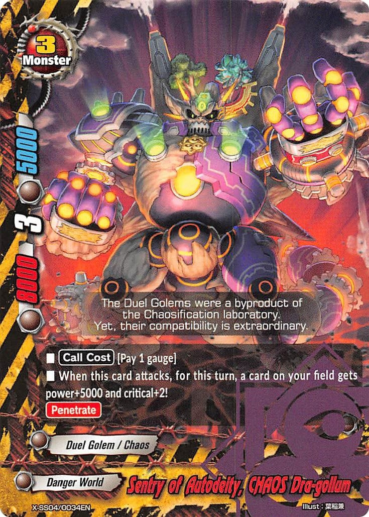Sentry of Autodeity CHAOS Dra-gollum (40034) [XSS04] - Future Card BuddyFight Single