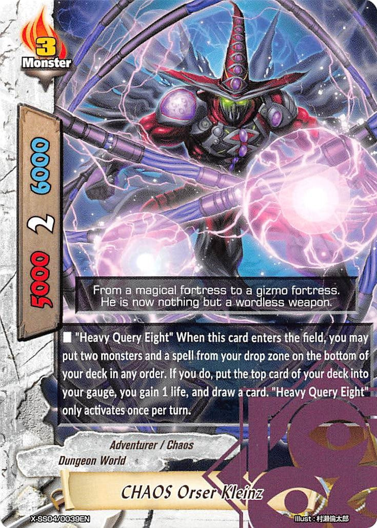 CHAOS Orser Kleinz (40039) [XSS04] - Future Card BuddyFight Single