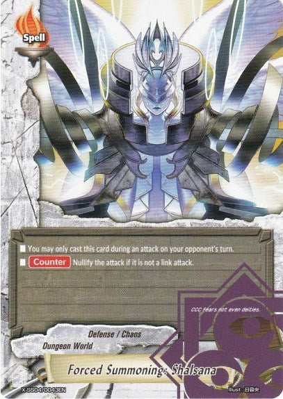 Forced Summoning: Shalsana (40043) [XSS04] - Future Card BuddyFight Single