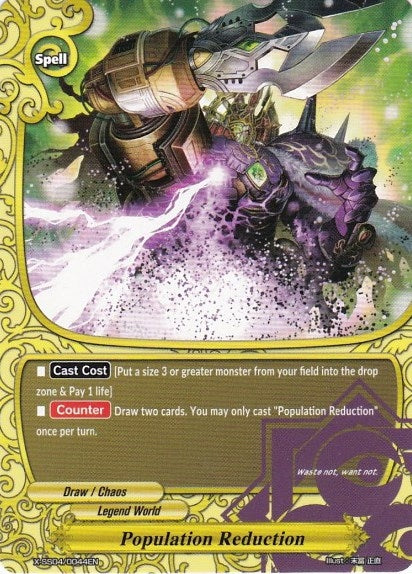 Population Reduction (40044) [XSS04] - Future Card BuddyFight Single