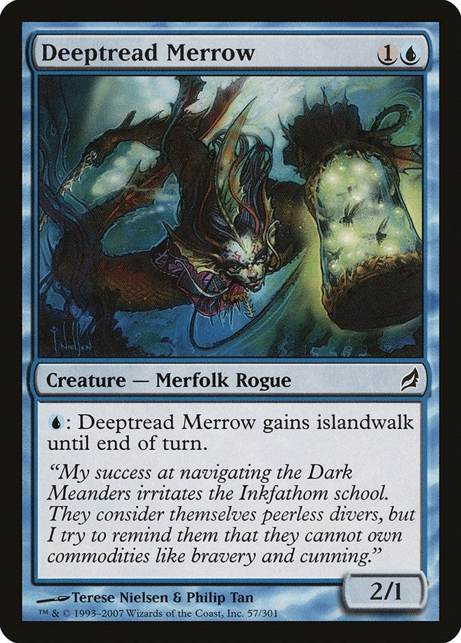 Deeptread Merrow (57) [LRW] - MTG Single