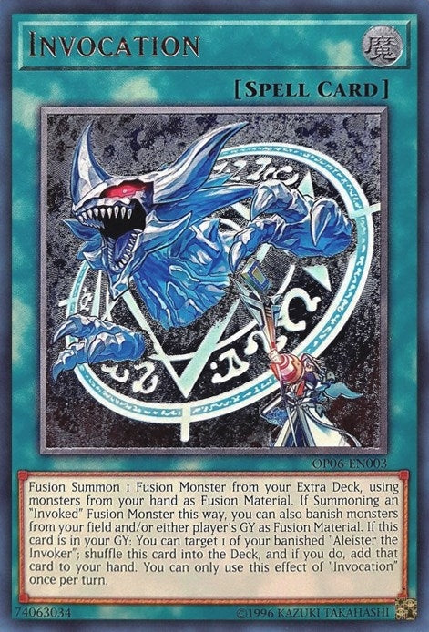 Invocation (UTR) (6003) (OP06) - YuGiOh Single