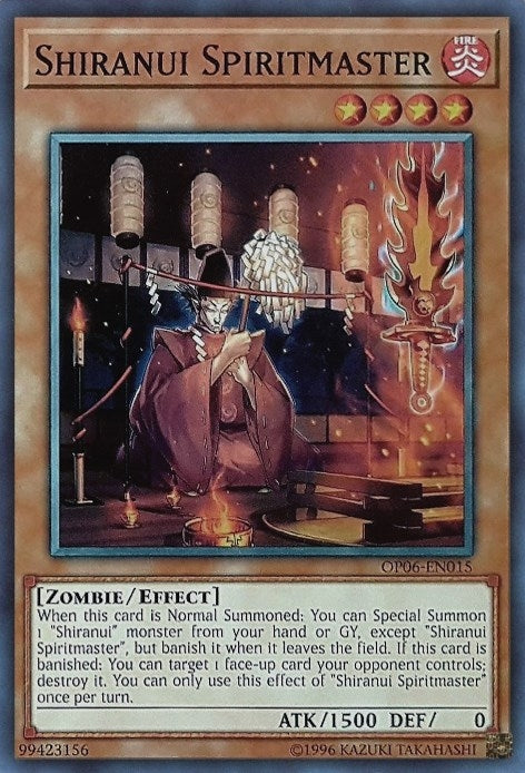 Shiranui Spiritmaster (6015) (OP06) - YuGiOh Single
