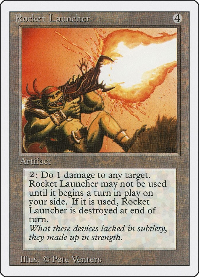 Rocket Launcher [3ED] - MTG Single