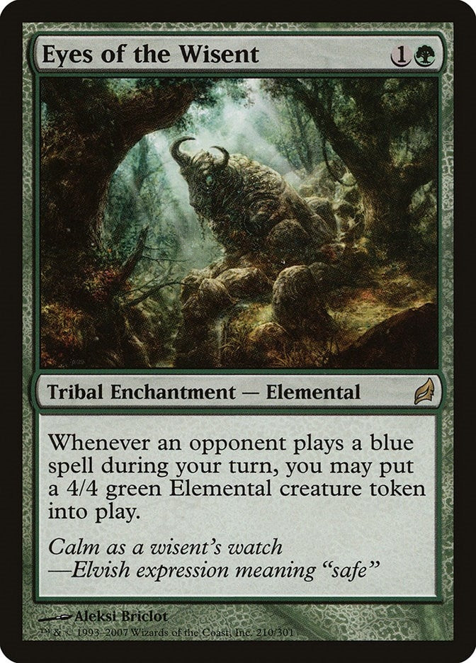 Eyes of the Wisent (210) [LRW] - MTG Single