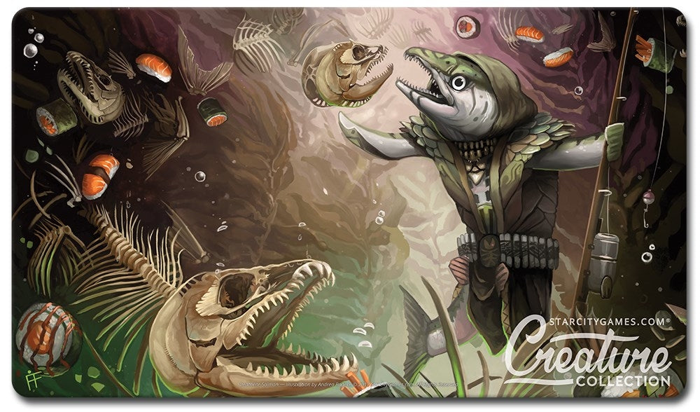 Star City Games - Deathrite Salmon Playmat - Playmats Sealed