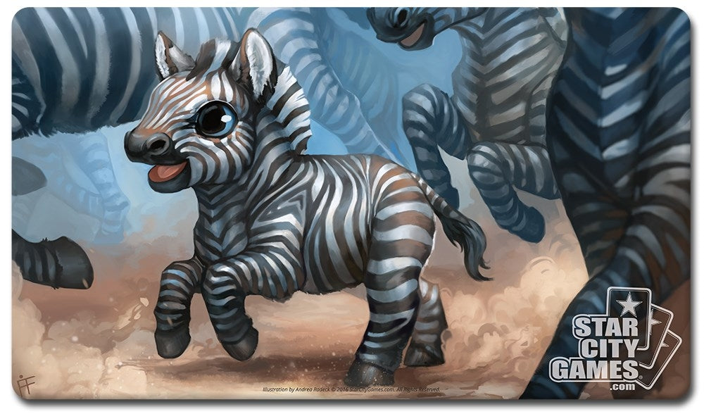 Star City Games - Zebra Playmat - Playmats Sealed