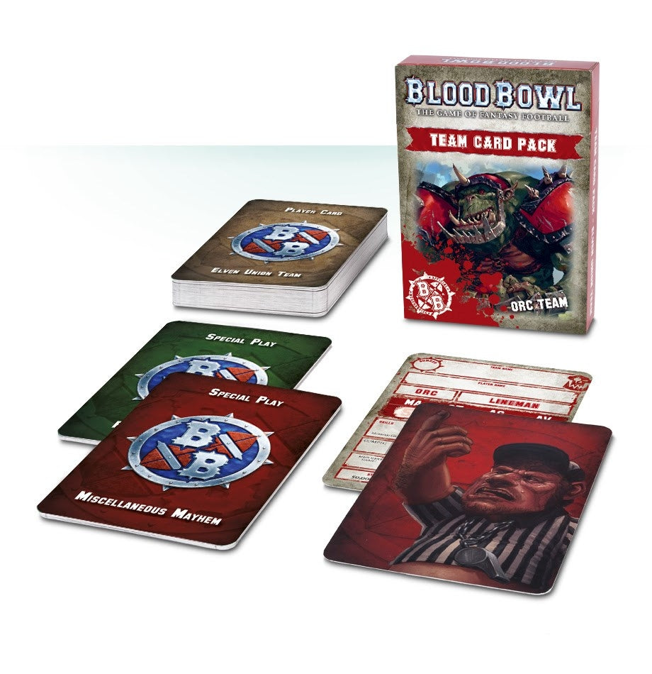 Blood Bowl: Orc Team Card Pack [ACCS] - Warhammer Game Accessories Sealed