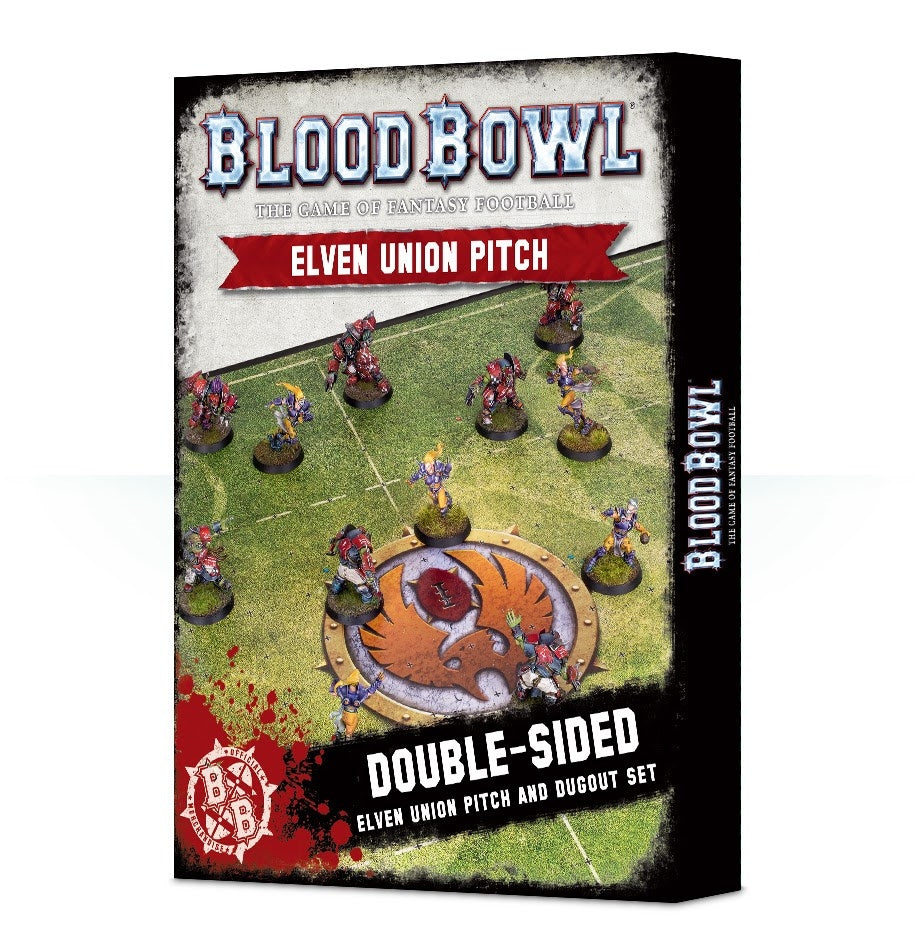 Blood Bowl: Elven Union Pitch and Dugouts [ACCS] - Warhammer Game Accessories Sealed