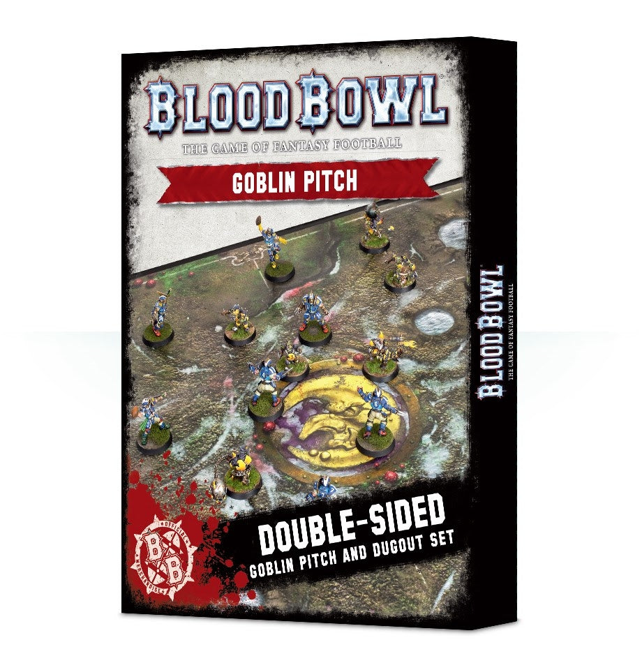 Blood Bowl: Goblin Pitch and Dugouts [ACCS] - Warhammer Game Accessories Sealed