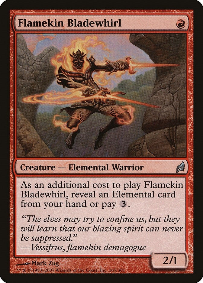 Flamekin Bladewhirl (165) [LRW] - MTG Single