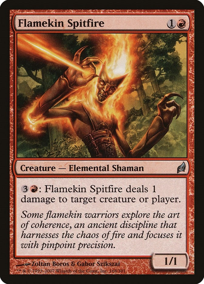 Flamekin Spitfire (168) [LRW] - MTG Single