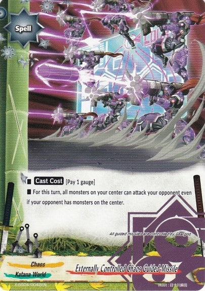 Externally Controlled Chaos Guided Missile (40042) [XSS04] - Future Card BuddyFight Single