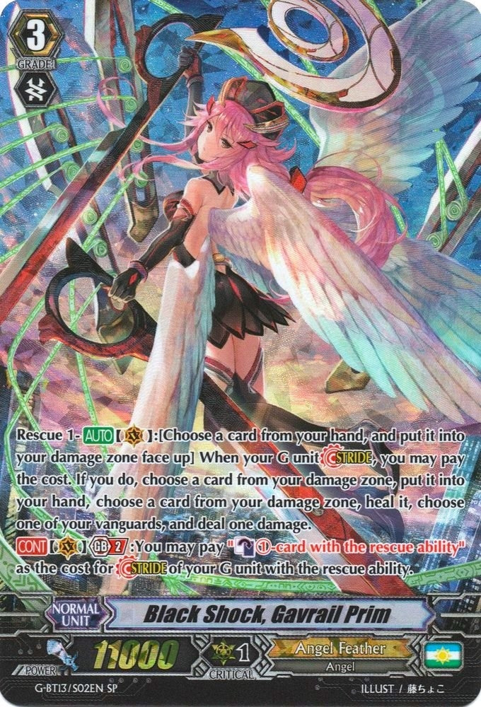 Black Shock Gavrail Prim (SP) (1302) [G-BT13] - Cardfight Vanguard Single