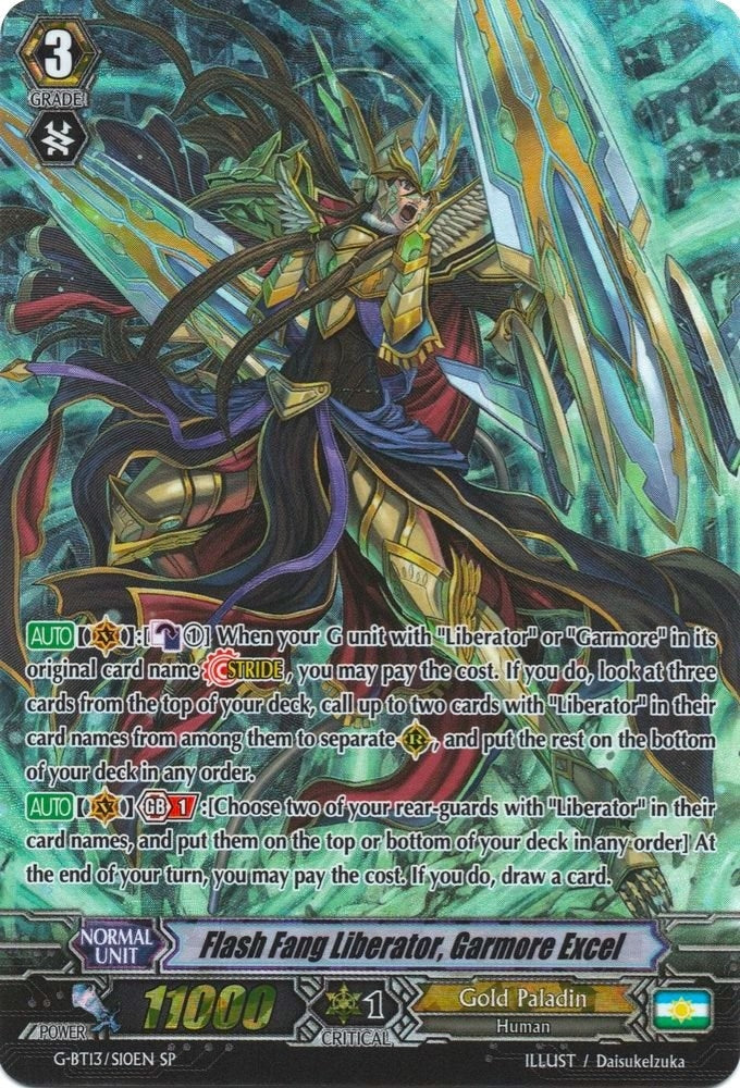 Flash Fang Liberator Garmore Excel (SP) (1310) [G-BT13] - Cardfight Vanguard Single