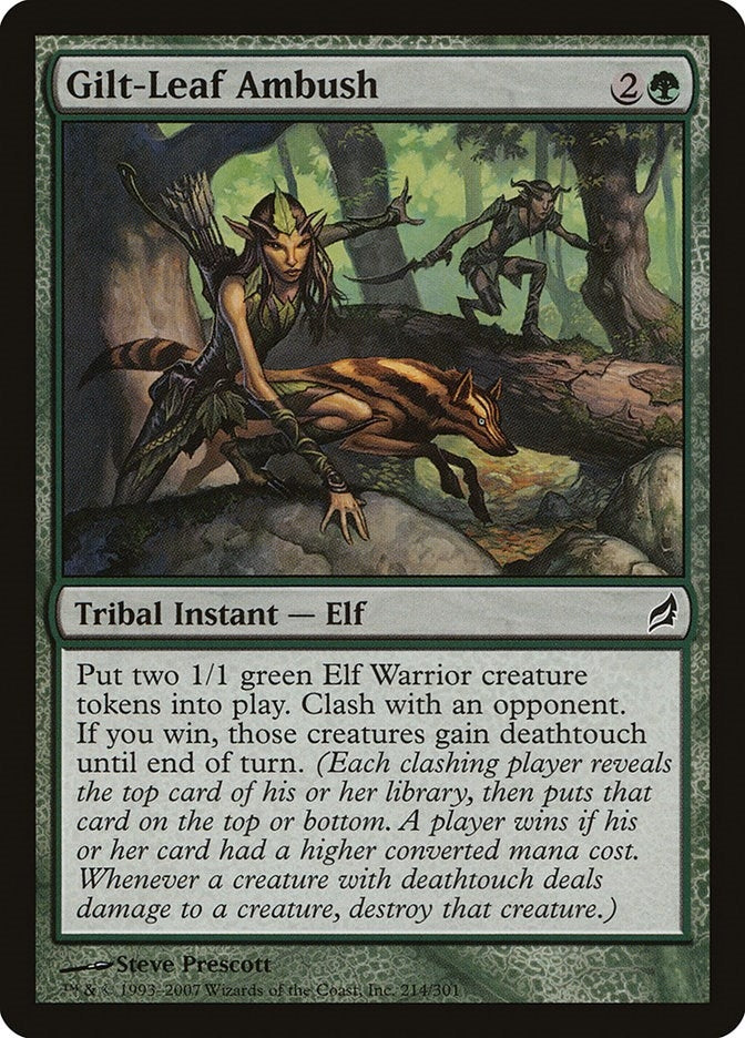 Gilt-Leaf Ambush (214) [LRW] - MTG Single