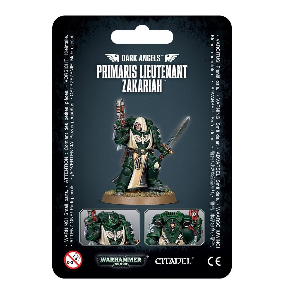 Warhammer: 40K - Dark Angels - Primaris Lieutenant Zakariah [CLMP] - Warhammer Clampacks Sealed