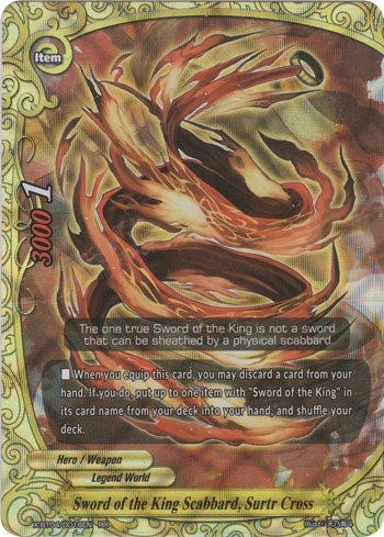 Sword of the King Scabbard Surtr Cross (40016) [X-BT04] - Future Card BuddyFight Single