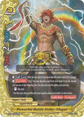 Powerful Battle Deity Magni (40031) [X-BT04] - Future Card BuddyFight Single