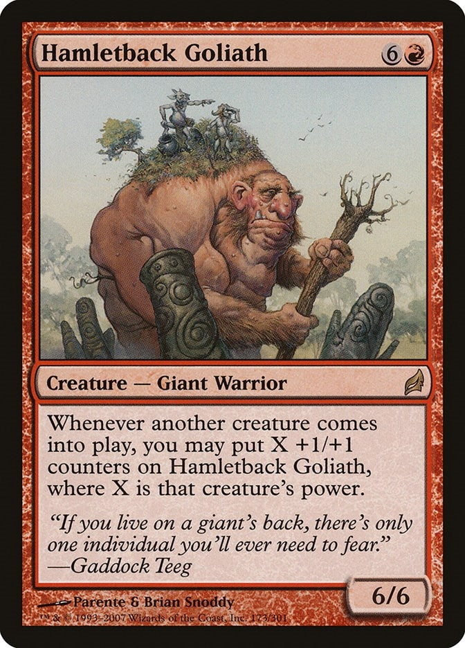 Hamletback Goliath (173) [LRW] - MTG Single