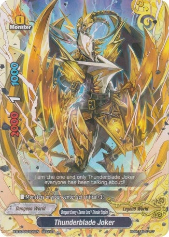 Thunderblade Joker (Secret) (40105) [X-BT04] - Future Card BuddyFight Single