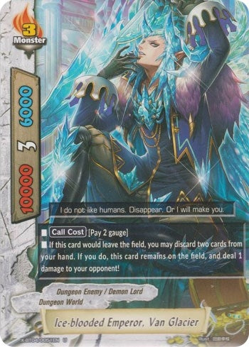 Ice-blooded Emperor Van Glacier (40051) [X-BT04] - Future Card BuddyFight Single
