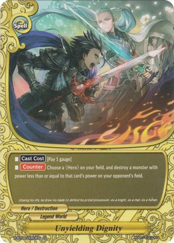 Unyielding Dignity (40063) [X-BT04] - Future Card BuddyFight Single