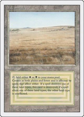 Savannah [3ED] - MTG Single