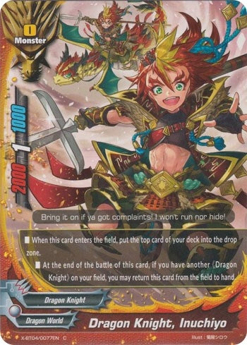 Dragon Knight Inuchiyo (40077) [X-BT04] - Future Card BuddyFight Single