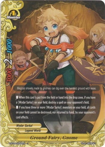 Ground Fairy Gnome (40084) [X-BT04] - Future Card BuddyFight Single