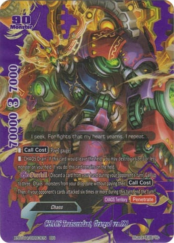 CHAOS Transcendant Geargod ver.099 (BR) (403) [X-BT04] - Future Card BuddyFight Single