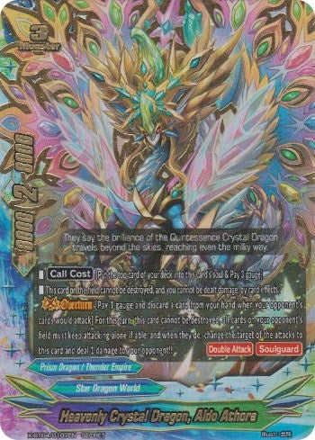 Heavenly Crystal Dragon Aldo Athora (Secret) (40107) [X-BT04] - Future Card BuddyFight Single