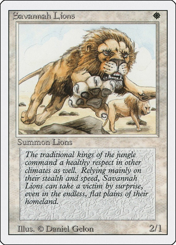 Savannah Lions [3ED] - MTG Single
