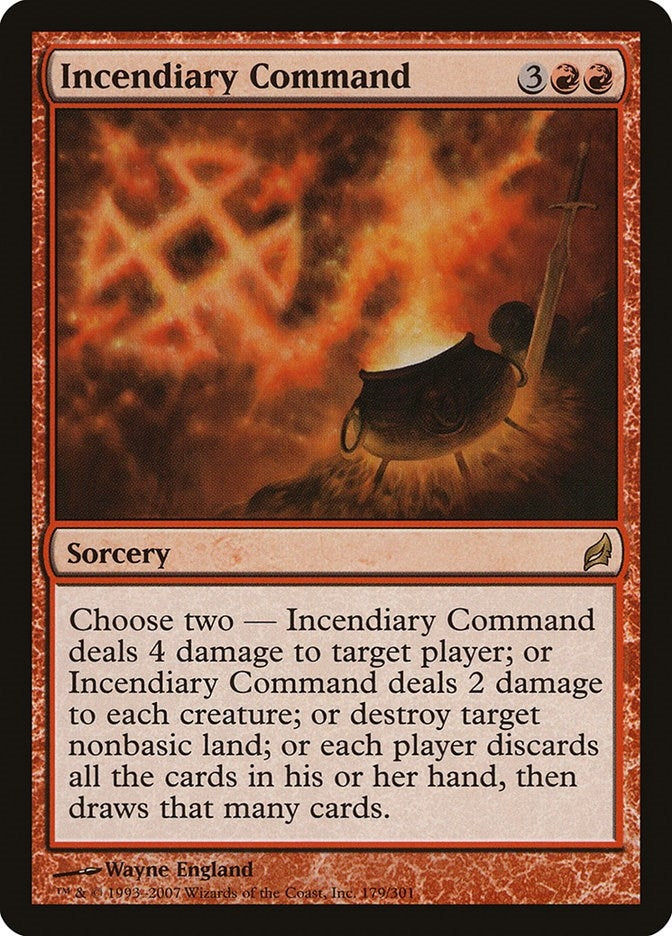 Incendiary Command (179) [LRW] - MTG Single