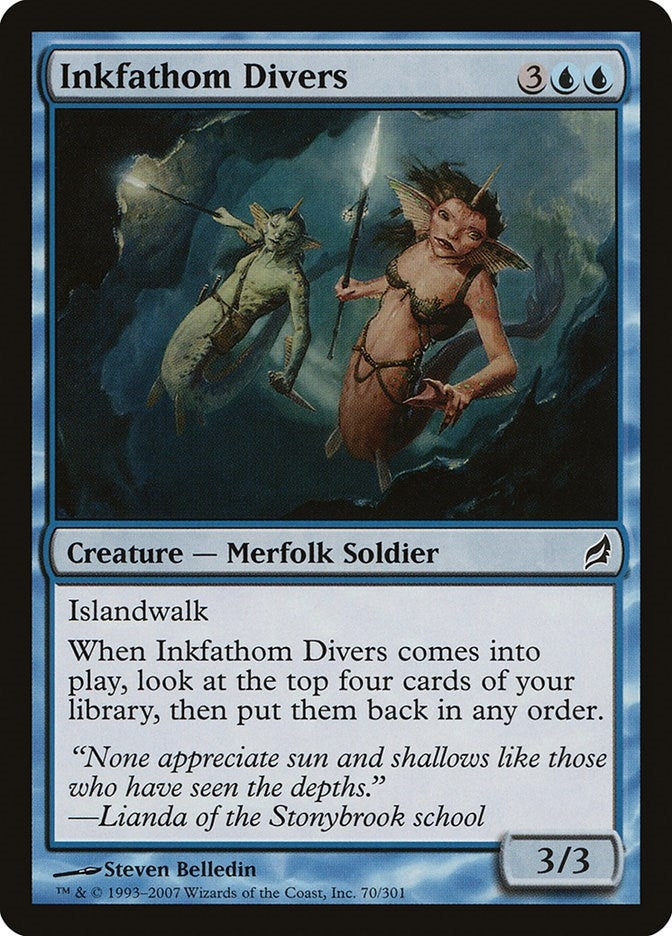 Inkfathom Divers (70) [LRW] - MTG Single