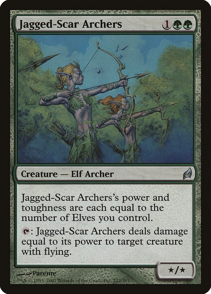 Jagged-Scar Archers (222) [LRW] - MTG Single