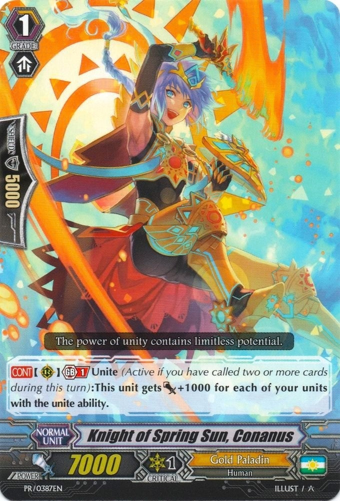 Knight of Spring Sun Conanus (387) [PR] - Cardfight Vanguard Single