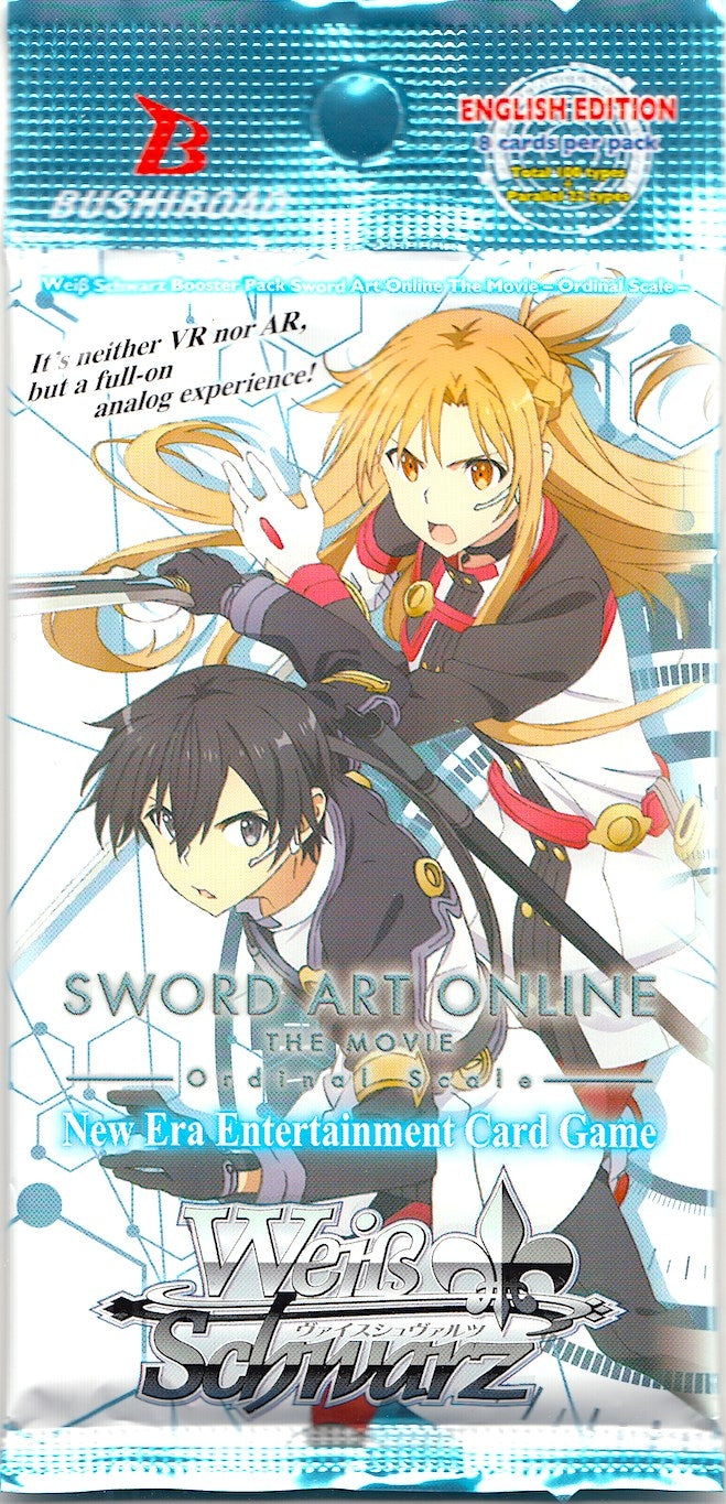 Sword Art Online The Movie: -Ordinal Scale- Booster Pack [SAO/S51] - Weiss Schwarz Sealed