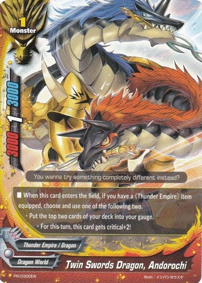 Twin Swords Dragon Andorochi (300) [PR] - Future Card BuddyFight Single