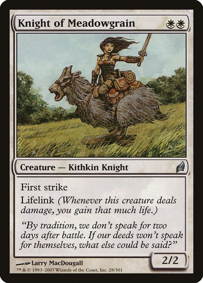 Knight of Meadowgrain (28) [LRW] - MTG Single