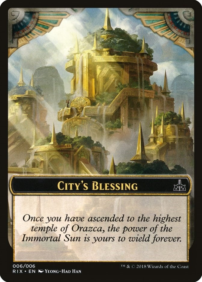 City’s Blessing Token (006) (0) [RIX] - MTG Single
