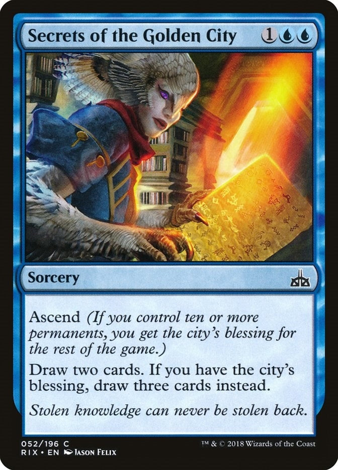Secrets of the Golden City (52) [RIX] - MTG Single