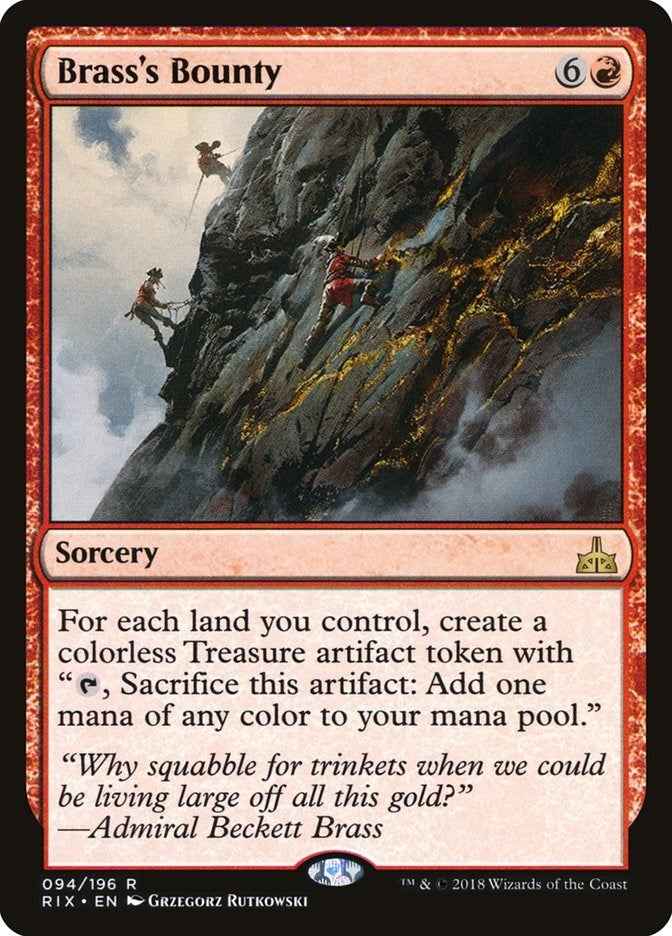 Brass’s Bounty (94) [RIX] - MTG Single