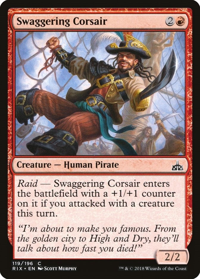 Swaggering Corsair (119) [RIX] - MTG Single
