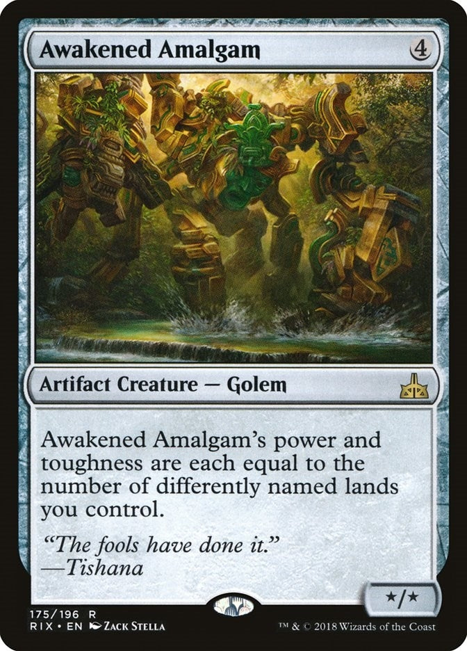 Image for Awakened Amalgam (175) (Rivals of Ixalan) - Magic: The Gathering